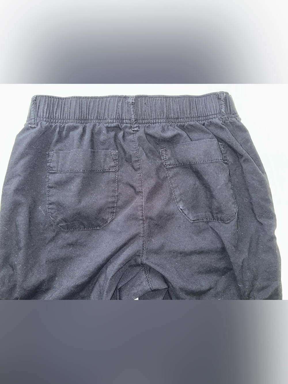 Sonoma black jogger stretch chino with ankle zipper. Size small - Picture 5 of 5